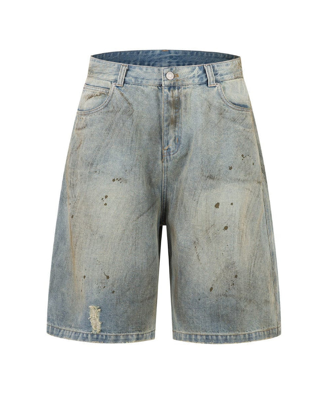 Mein Shop 0 Urban Edge Washed Denim Short—5539
