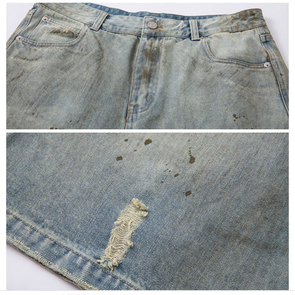 Mein Shop 0 Urban Edge Washed Denim Short—5539