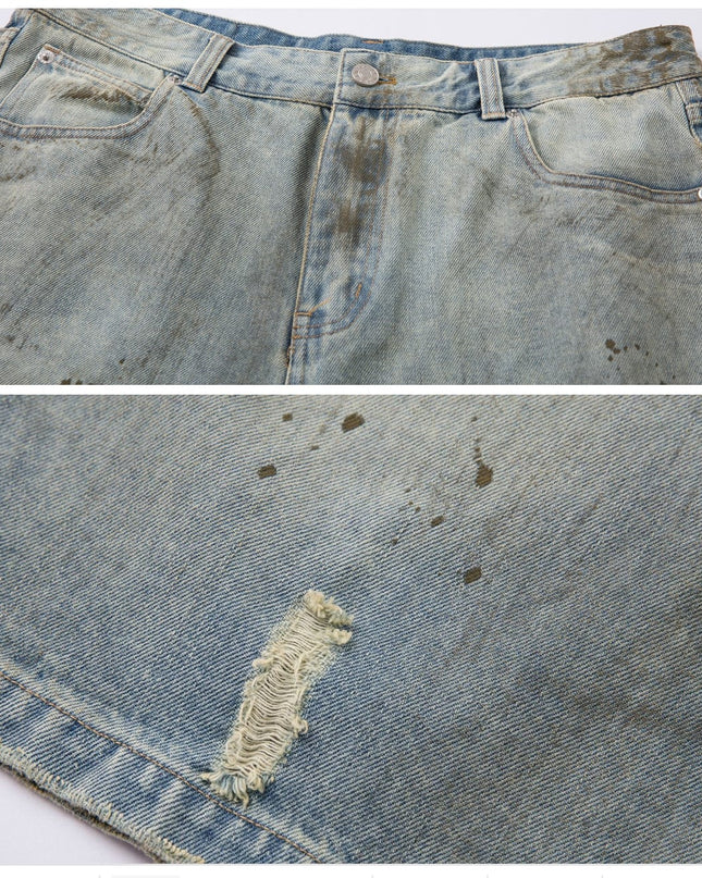 Mein Shop 0 Urban Edge Washed Denim Short—5539