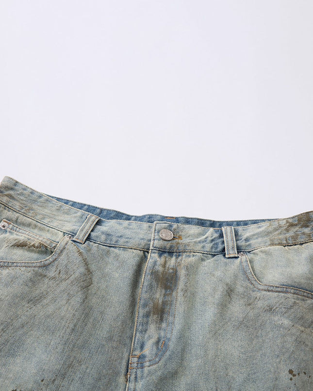 Mein Shop 0 Urban Edge Washed Denim Short—5539