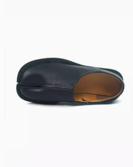 Mein Shop 0 Velvet Hoof Luxe: Genuine Leather Split Toe Shoes—-4611