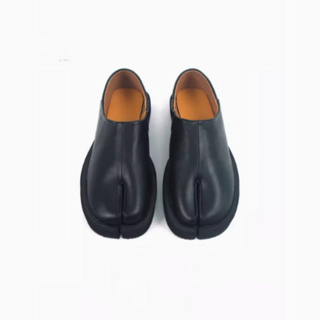 Mein Shop 0 Velvet Hoof Luxe: Genuine Leather Split Toe Shoes—-4611