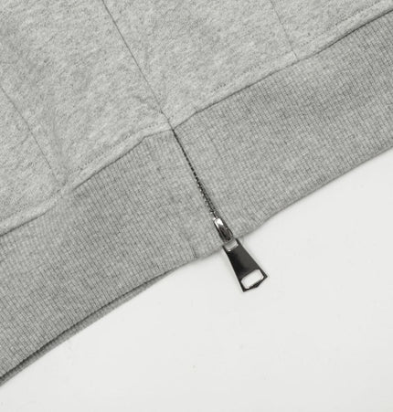 TALKLESSFASHION 0172 American men's and women's high-end trend solid color deconstructed jacket design men's loose cardigan hooded sweatshirt