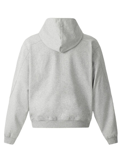 TALKLESSFASHION 0172 American men's and women's high-end trend solid color deconstructed jacket design men's loose cardigan hooded sweatshirt