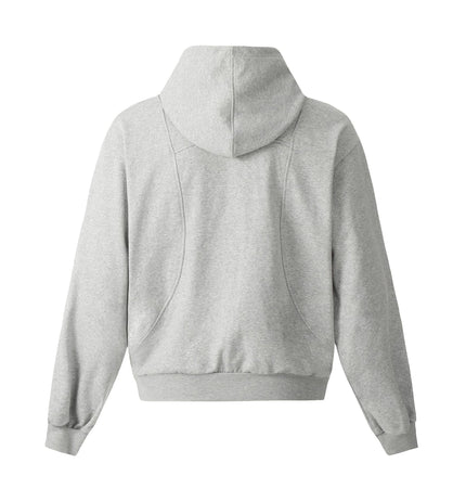 THETLSTUDIO 0173 American high-end trend solid color neutral deconstructed coat design men's loose cardigan hooded sweatshirt