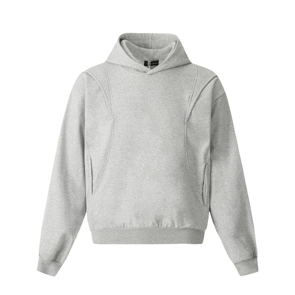 American High-End Deconstructed Hooded Sweatshirt