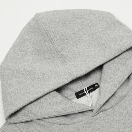TALKLESSFASHION 0173 American high-end trend solid color neutral deconstructed coat design men's loose cardigan hooded sweatshirt
