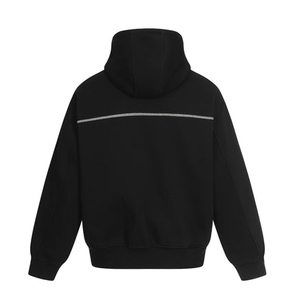 TALKLESSFASHION 0269 American retro trend men's and women's jacket type topline deconstruction design men's loose hooded cardigan sweatshirt