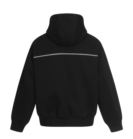 TALKLESSFASHION 0269 American retro trend men's and women's jacket type topline deconstruction design men's loose hooded cardigan sweatshirt