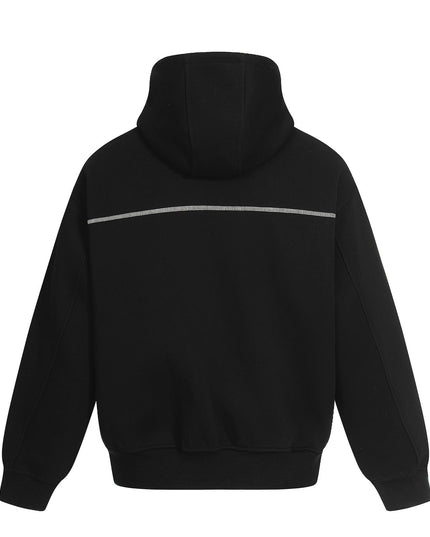 TALKLESSFASHION 0269 American retro trend men's and women's jacket type topline deconstruction design men's loose hooded cardigan sweatshirt