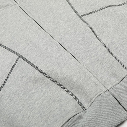 TALKLESSFASHION 0269 American retro trend men's and women's jacket type topline deconstruction design men's loose hooded cardigan sweatshirt