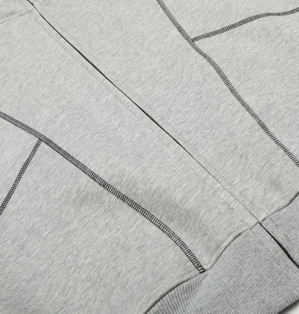 TALKLESSFASHION 0269 American retro trend men's and women's jacket type topline deconstruction design men's loose hooded cardigan sweatshirt
