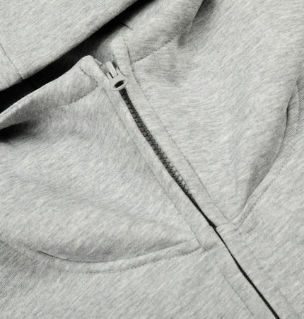 TALKLESSFASHION 0269 American retro trend men's and women's jacket type topline deconstruction design men's loose hooded cardigan sweatshirt