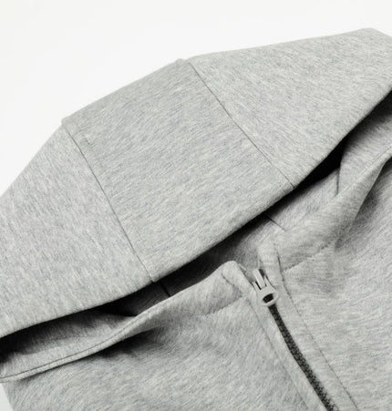 TALKLESSFASHION 0269 American retro trend men's and women's jacket type topline deconstruction design men's loose hooded cardigan sweatshirt