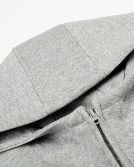 TALKLESSFASHION 0269 American retro trend men's and women's jacket type topline deconstruction design men's loose hooded cardigan sweatshirt