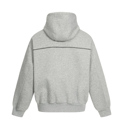 TALKLESSFASHION 0269 American retro trend men's and women's jacket type topline deconstruction design men's loose hooded cardigan sweatshirt