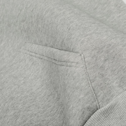TALKLESSFASHION 0276 American street trend neutral trend retro solid color simple design short and wide men's thickened hooded sweatshirt