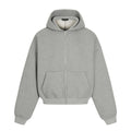 TALKLESSFASHION 0276 American street trend neutral trend retro solid color simple design short and wide men's thickened hooded sweatshirt
