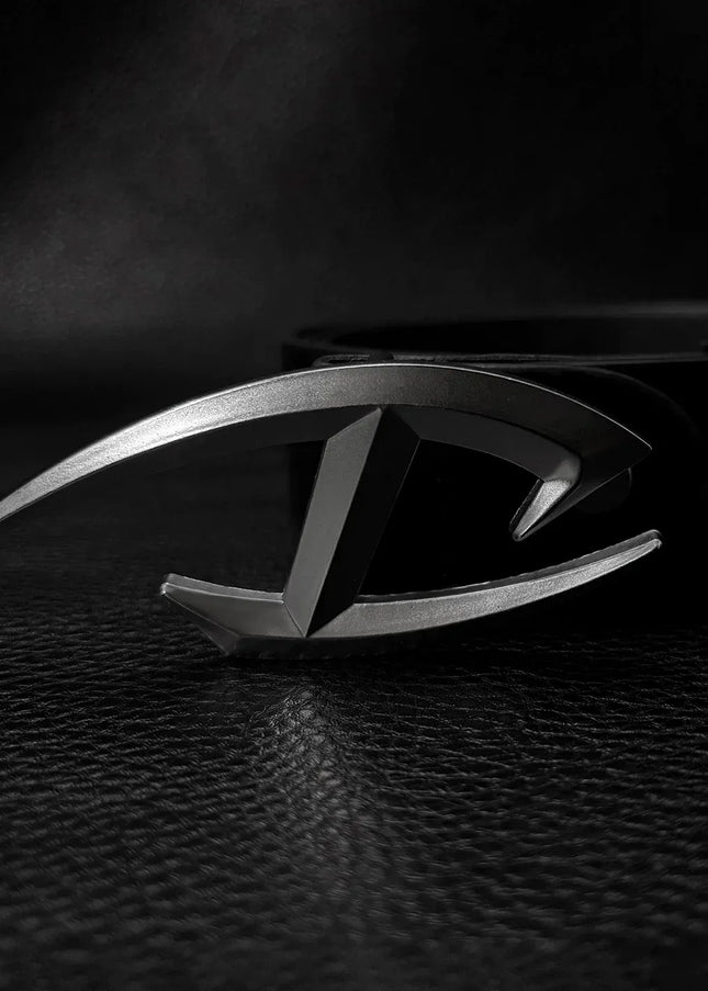 TALKLESSFASHION 105cm Direction of Light Futuristic belt men's design sense niche American cleanfit belt accessories