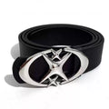 TALKLESSFASHION 105cm Direction oflight niche trouser belt American premium ins buckle belt black belt men's and women's accessories
