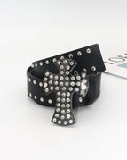 Rhinestone cross 3.8cm