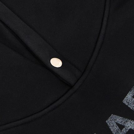 TALKLESSFASHION 2018 American retro trend heavy compound washed character pattern design men's hooded loose hooded sweatshirt