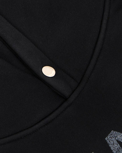TALKLESSFASHION 2018 American retro trend heavy compound washed character pattern design men's hooded loose hooded sweatshirt
