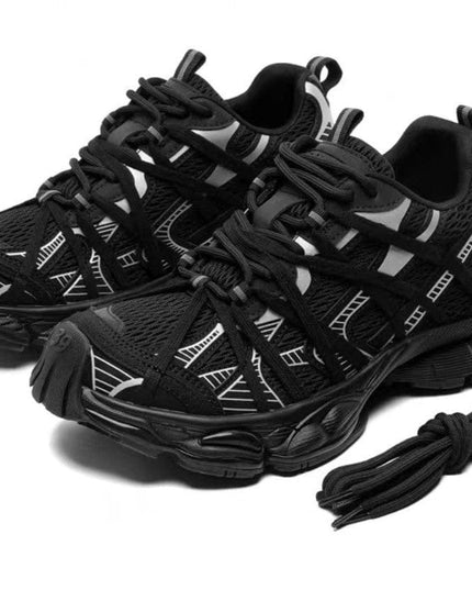 TALKLESSFASHION 2025 summer new braided strap casual height-increasing daddy shoes