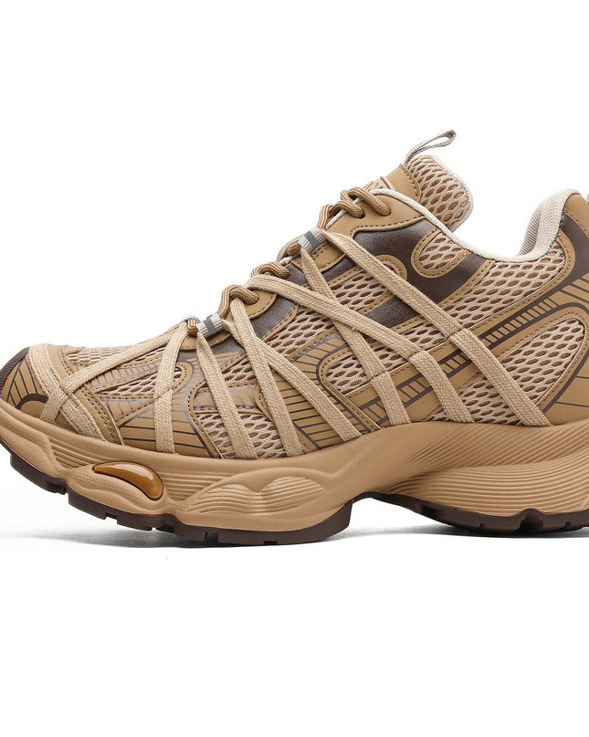 TALKLESSFASHION 2025 summer new braided strap casual height-increasing daddy shoes