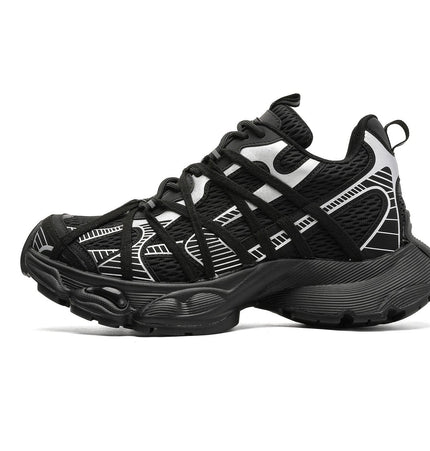 TALKLESSFASHION 2025 summer new braided strap casual height-increasing daddy shoes