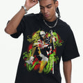 TALKLESSFASHION 2026 Cross-border Playboi Carti Summer Cotton Short Sleeve T-Shirt Men's American Crew Neck Dropped Shoulder Couple Short Sleeves