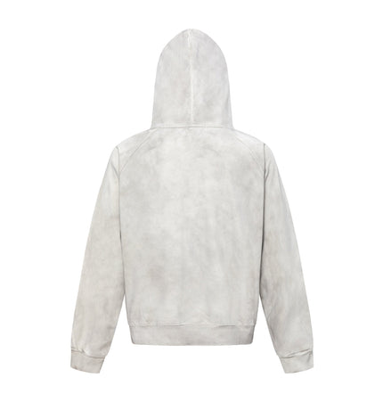 TALKLESSFASHION 27258 American retro neutral high-end sense old sense deconstruction design men's heavy loose hooded sweatshirt