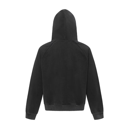 TALKLESSFASHION 27258 American retro neutral high-end sense old sense deconstruction design men's heavy loose hooded sweatshirt