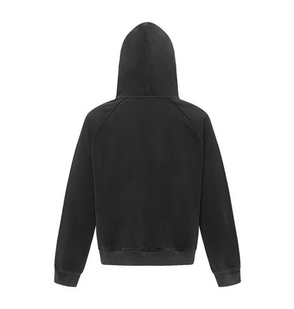 TALKLESSFASHION 27258 American retro neutral high-end sense old sense deconstruction design men's heavy loose hooded sweatshirt