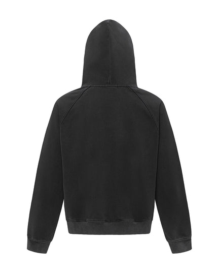 TALKLESSFASHION 27258 American retro neutral high-end sense old sense deconstruction design men's heavy loose hooded sweatshirt