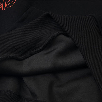 TALKLESSFASHION 2726 American retro high street trend men's and women's high-end sense fun color print design men's hooded sweatshirt