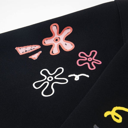 TALKLESSFASHION 2726 American retro high street trend men's and women's high-end sense fun color print design men's hooded sweatshirt