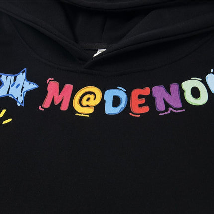 TALKLESSFASHION 2726 American retro high street trend men's and women's high-end sense fun color print design men's hooded sweatshirt