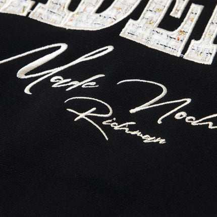 TALKLESSFASHION 2727 American retro high street trend men's and women's high-end letter 10,000 needle embroidery picture design men's hooded sweatshirt