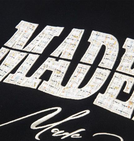 TALKLESSFASHION 2727 American retro high street trend men's and women's high-end letter 10,000 needle embroidery picture design men's hooded sweatshirt