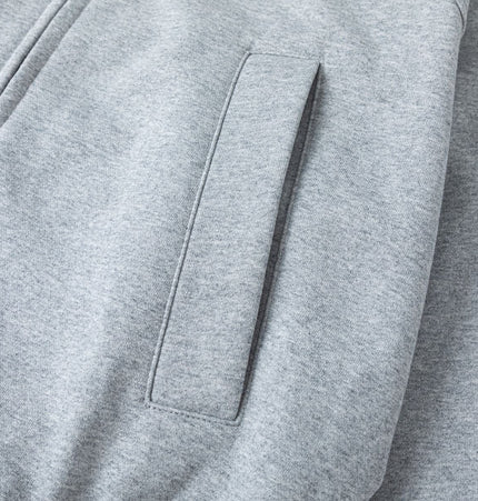 THETLSTUDIO 27378 American retro unisex high-end solid color deconstructed design men's heavy loose hooded sweatshirt