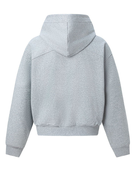 TALKLESSFASHION 27378 American retro unisex high-end solid color deconstructed design men's heavy loose hooded sweatshirt