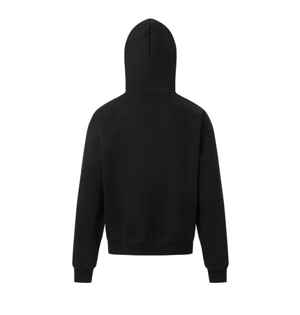 THETLSTUDIO 27412 American retro neutral high-end fun sticker print design men's heavy loose hooded sweatshirt