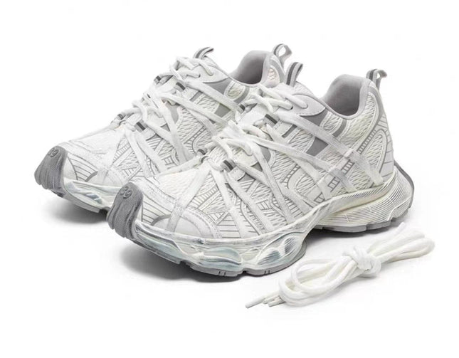 TALKLESSFASHION 35 / white 2025 summer new braided strap casual height-increasing daddy shoes