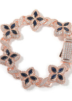 Rose gold navy