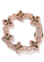 Rose gold olive green
