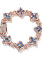 Rose gold sea blue
