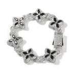 7inch bracelet / Silver black
