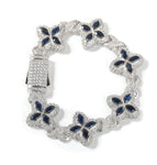 7inch bracelet / Silver navy