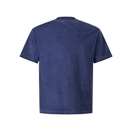 TALKLESSFASHION Abstract print T-shirt short sleeve men's top cotton crew neck casual shirt loose summer ins hip hop street trend